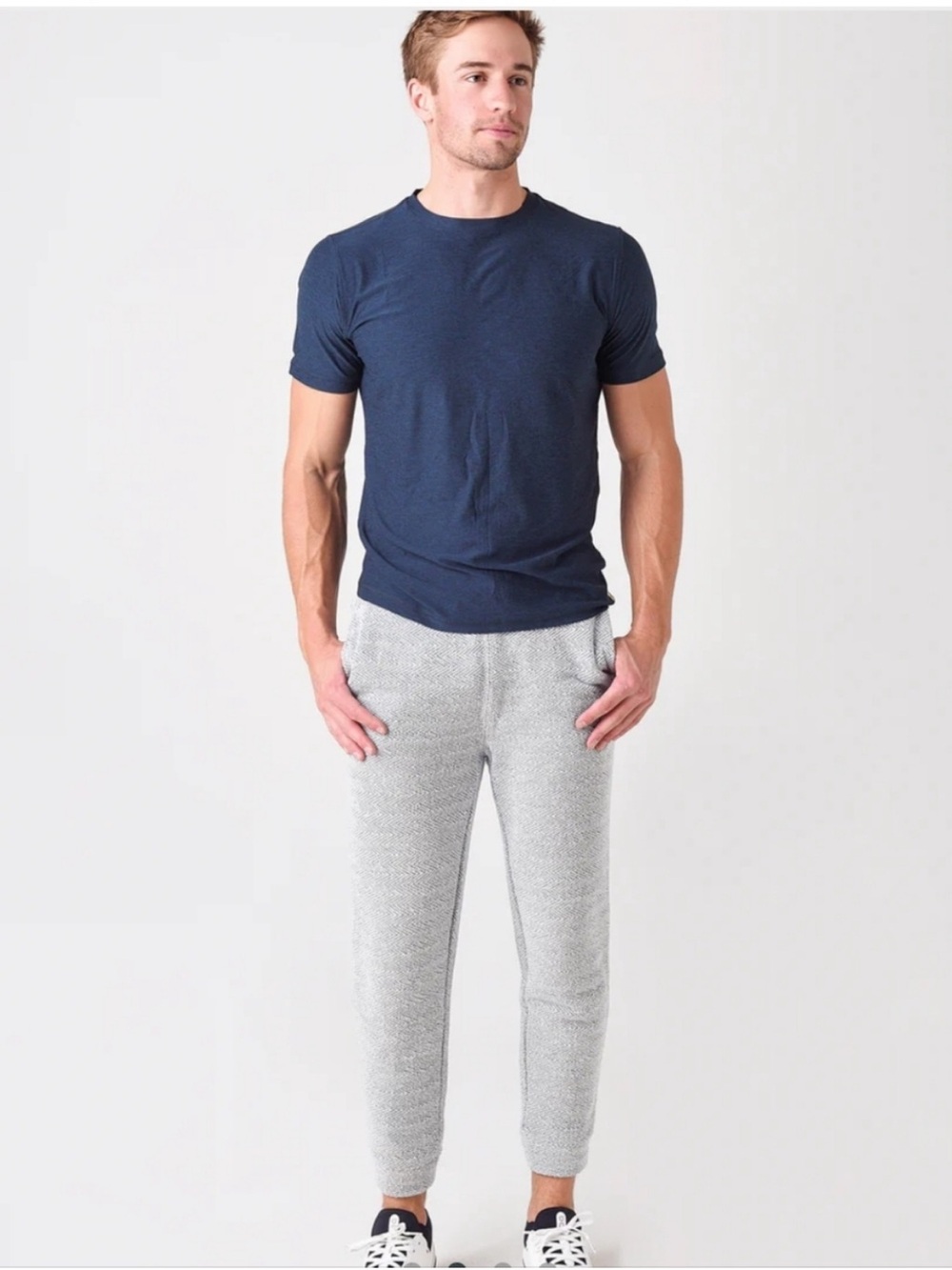 FAHERTY Men's Whitewater Sweatpant joggers Light Blue Medium Athleisure Casual